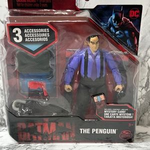 Dc~ The Batman Movie ~ Penguin 4” figure with 3 accessories ~ sealed ~ 32
